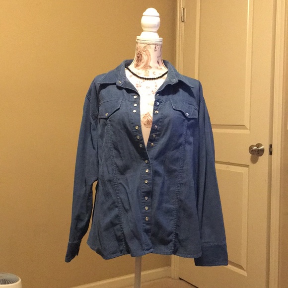 Quizzes “New York” Woman pearl snap shirt - Picture 2 of 4